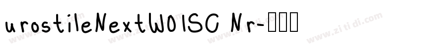 urostileNextW01SC Nr字体转换